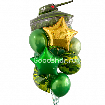 Набор воздушных шаров Милитари Танк