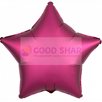 Шар фольгированный 18" Звезда Pomegrnate сатин Шар фольгированный 18" Звезда Pomegrnate сатин