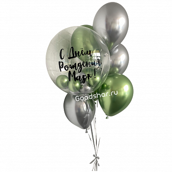 Сет воздушных шаров День рождения № 464