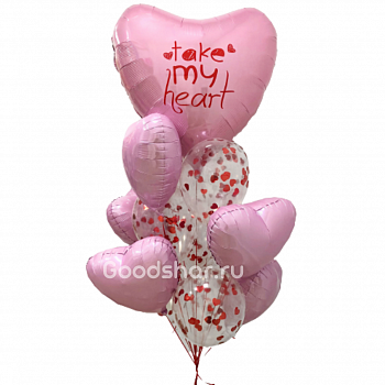 Набор воздушных шаров "Романтик" Набор воздушных шаров "Романтик"