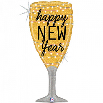 Шар фольгированный "Бокал игристого"