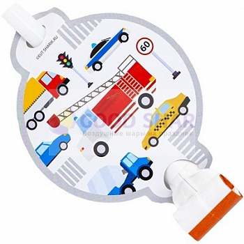 Язык-гудок Машинки 6шт