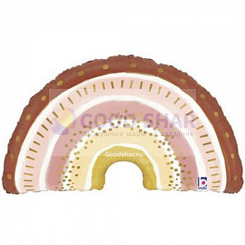 Фольгированный шар "Радуга Бохо" 91 см Фольгированный шар "Радуга Бохо" 91 см