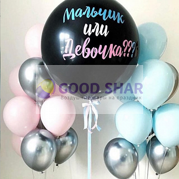 Набор шаров на определение пола №5