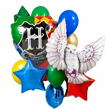 «Гарри Поттер герб Хогвартса» и сова «Букля» «Гарри Поттер герб Хогвартса» и сова «Букля»