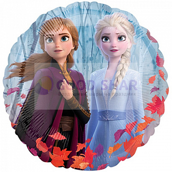 Шар фольгированный 18" "Холодное Cердце" двусторонний Шар фольгированный 18" "Холодное Cердце" двусторонний