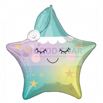 Шар фольгированный "Звездочка спящая" Шар фольгированный "Звездочка спящая"