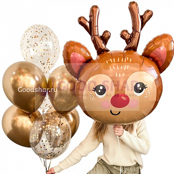 Набор воздушных шаров Новогодний № 863