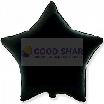 Шар фольгированный 18" Звезда Black пастель Шар фольгированный 18" Звезда Black пастель