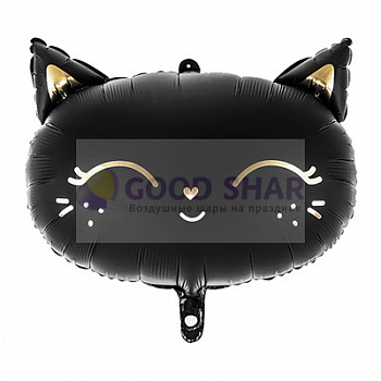 Шар фольгированный "Кошечка чёрная" голова Шар фольгированный "Кошечка чёрная" голова