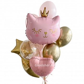 Набор воздушных шаров для девочки № 825