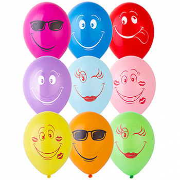 Шар латексный 14" "Улыбка"