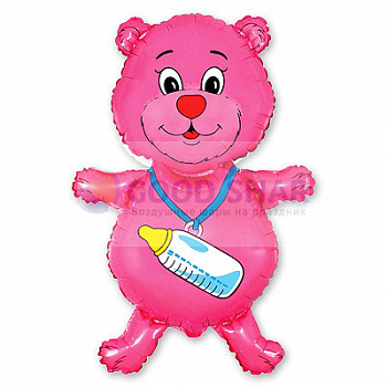 Шар фольгированный "Медвежонок девочка" Шар фольгированный "Медвежонок девочка"
