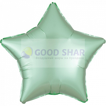 Шар фольгированный 18" Звезда Green сатин Шар фольгированный 18" Звезда Green сатин