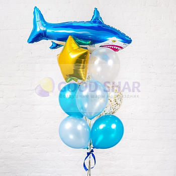 Набор воздушных шаров "Акула" № 410