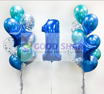 Набор воздушных шаров На годик № 724
