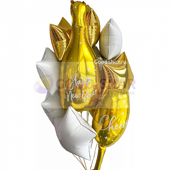Набор воздушных шаров Новогодний "Шампанское" № 861