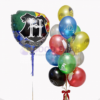 Набор воздушных шаров «Гарри Поттер» и герб «Хогвартса» Набор воздушных шаров «Гарри Поттер» и герб «Хогвартса»