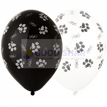 Шар латексный 14" "Котики лапки"