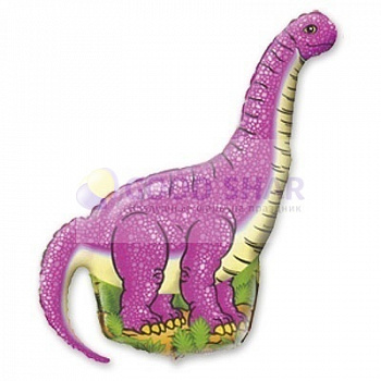 Шар на палочке "Динозавр розовый" Шар на палочке "Динозавр розовый"