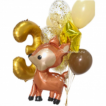 Набор воздушных шаров "Оленёнок" № 835 Набор воздушных шаров "Оленёнок" № 835