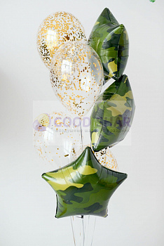 Набор воздушных шаров на 23 февраля