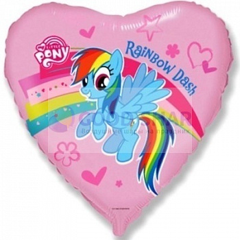 Шар фольгированный 18" Пони в сердечке Шар фольгированный 18" Пони в сердечке