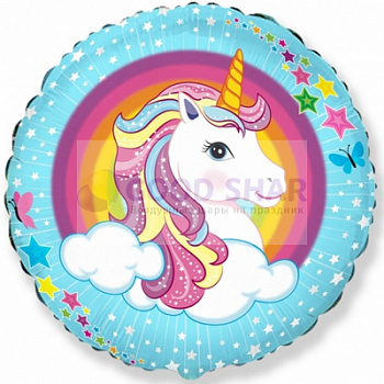 Шар фольгированный 18" «Единорог радужный» Шар фольгированный 18" «Единорог радужный»