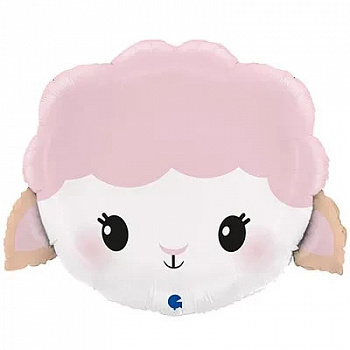 Шар фольгированный Голова Овечки Шар фольгированный Голова Овечки