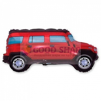 Шар фольгированный "Джип красный" Шар фольгированный "Джип красный"