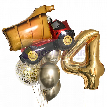 Набор воздушных шаров "Самосвал" № 836 Набор воздушных шаров "Самосвал" № 836