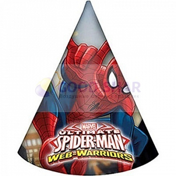 Колпак "Человек-Паук" 6шт Колпак "Человек-Паук" 6шт