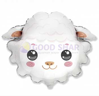 Шар фольгированный "Овечка голова" Шар фольгированный "Овечка голова"
