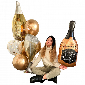 Набор воздушных шаров Новогодний № 867