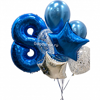 Набор воздушных шаров День рождения № 459