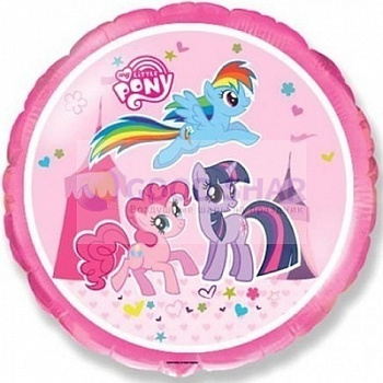 Шар фольгированный 18" Пони на прогулке Шар фольгированный 18" Пони на прогулке