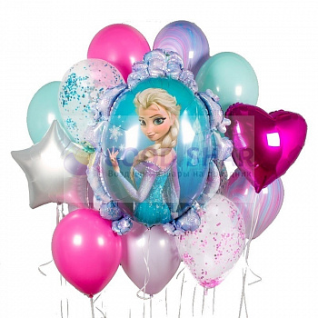 Набор воздушных шаров "Холодное сердце" № 288 Набор воздушных шаров "Холодное сердце" № 288