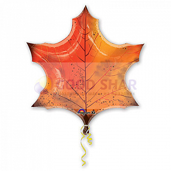 Шар фольгированный "Кленовый лист"