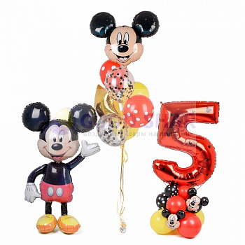 Набор воздушных шаров "Микки Маус" № 241 Набор воздушных шаров "Микки Маус" № 241