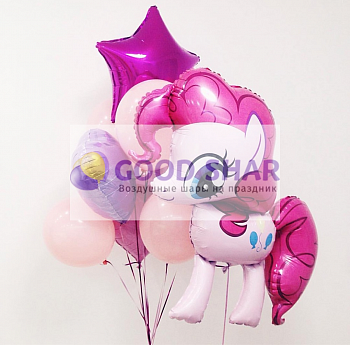 Набор воздушных шаров с пони № 206 Набор воздушных шаров с пони № 206