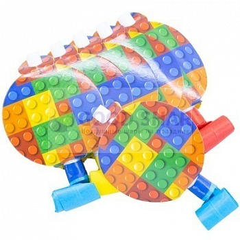 Язык-гудок "Конструктор" 6шт